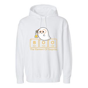 Chemistry Boo The Element Of Surprise Cute Chemist Halloween Garment-Dyed Fleece Hoodie