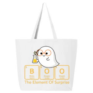 Chemistry Boo The Element Of Surprise Cute Chemist Halloween 25L Jumbo Tote