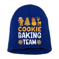 Cookie Baking Team Christmas Xmas Crew Gingerbread Gift Short Acrylic Beanie