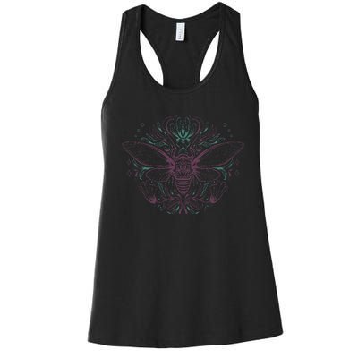 Cicada Brood The Fascinating World of Insects Women's Racerback Tank