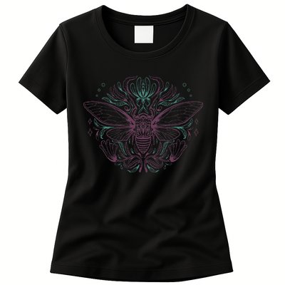 Cicada Brood The Fascinating World of Insects Womens T-Shirt