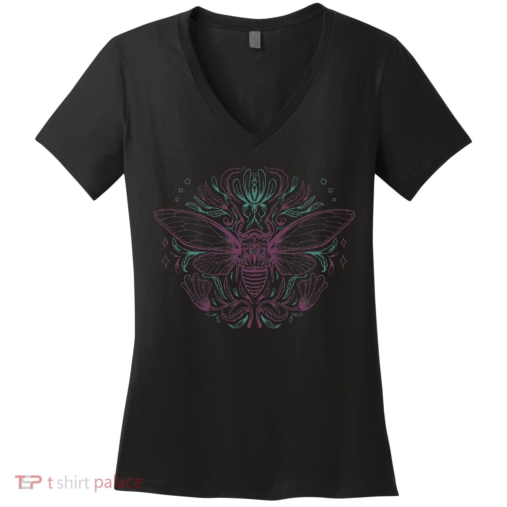 Cicada Brood The Fascinating World of Insects Women's V-Neck T-Shirt