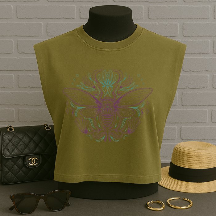 Cicada Brood The Fascinating World of Insects Garment-Dyed Women's Muscle Tee