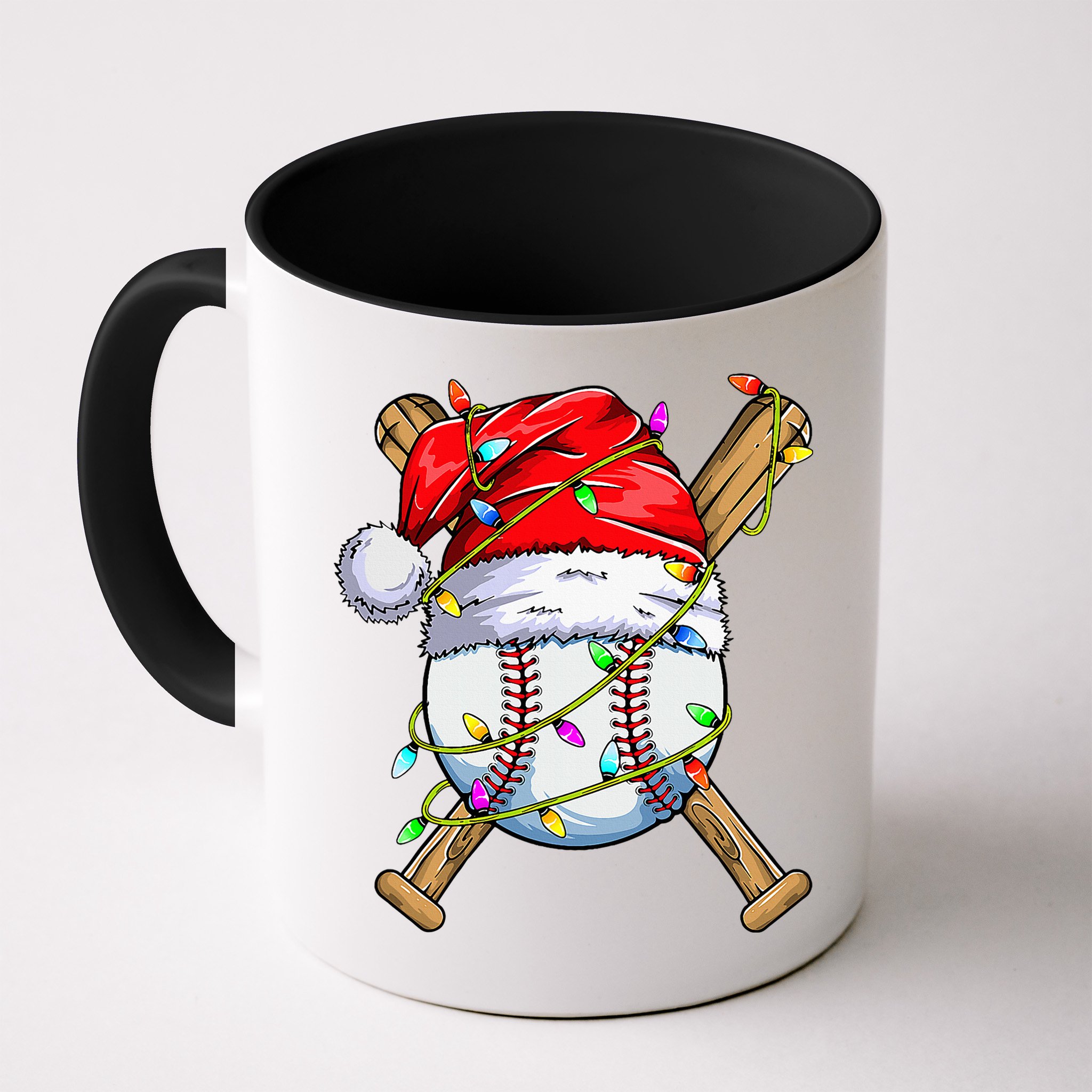 Christmas Baseball Team Santa Sports Xmas  Mug