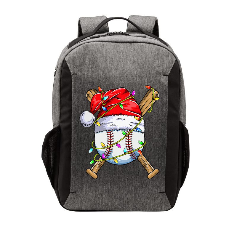 Christmas Baseball Team Santa Sports Xmas  Vector Backpack