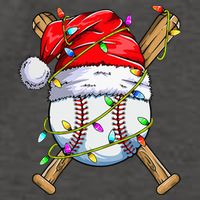 Christmas Baseball Team Santa Sports Xmas  Vector Backpack