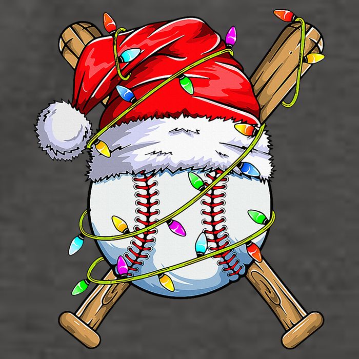 Christmas Baseball Team Santa Sports Xmas  Vector Backpack