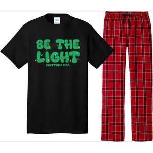 Christmas Be The Light Matthew 5 14 Pajama Set