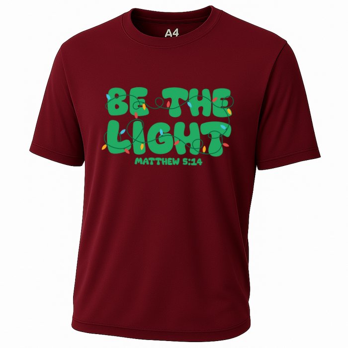 Christmas Be The Light Matthew 5 14 Performance Shirt