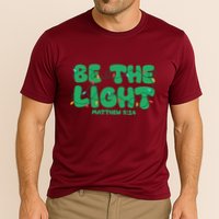 Christmas Be The Light Matthew 5 14 Performance Shirt