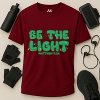 Christmas Be The Light Matthew 5 14 Performance Shirt