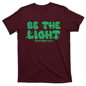 Christmas Be The Light Matthew 5 14 T-Shirt