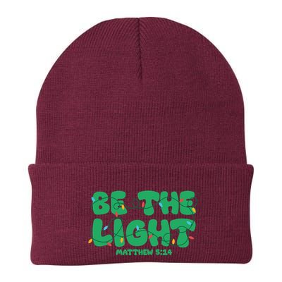 Christmas Be The Light Matthew 5 14 Beanie