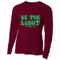 Christmas Be The Light Matthew 5 14 Cooling Performance Long Sleeve Crew
