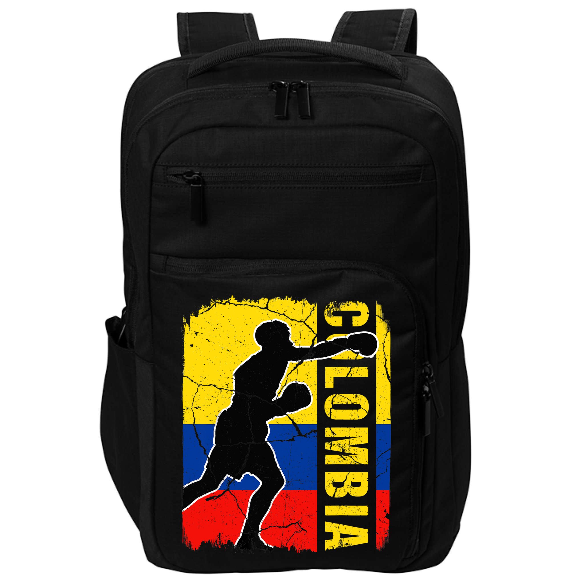 Colombian Boxing Team Colombia Flag Boxing Gloves Impact Tech Backpack