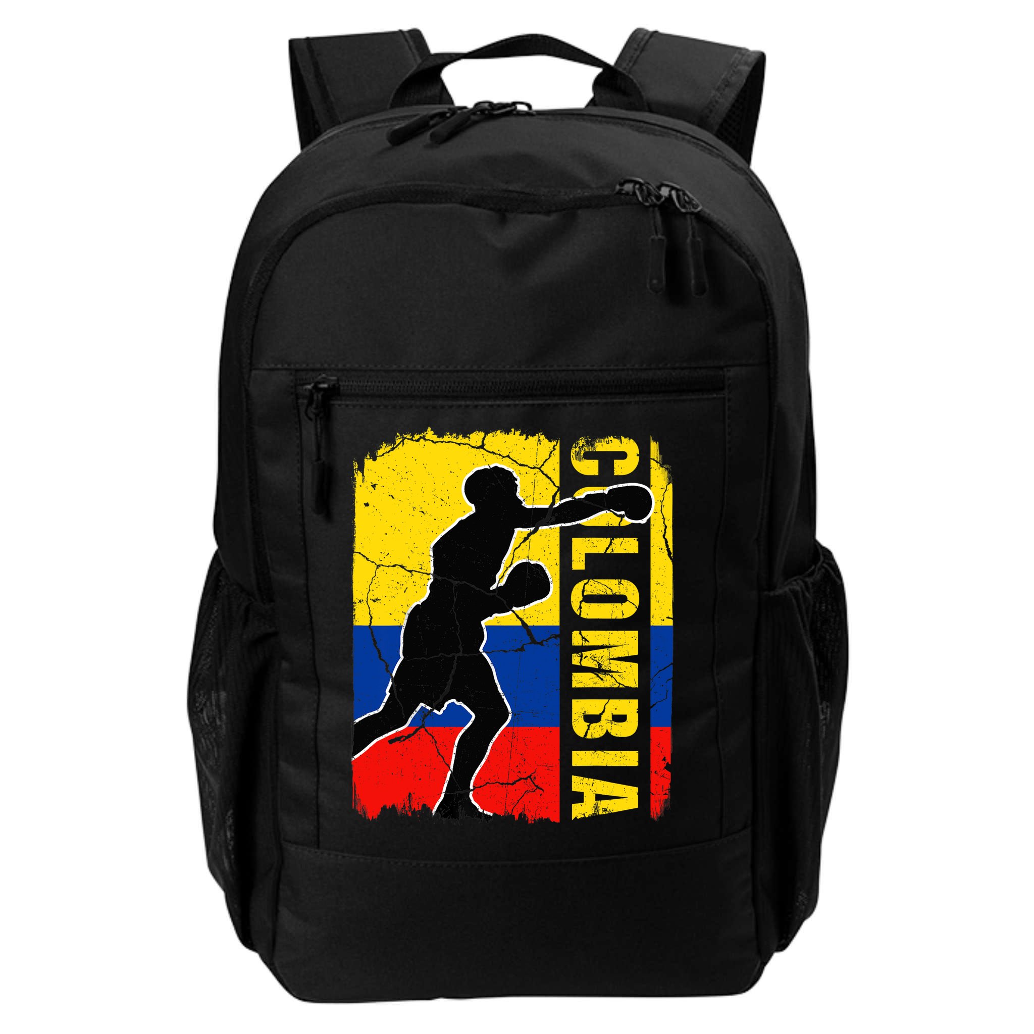 Colombian Boxing Team Colombia Flag Boxing Gloves Backpack