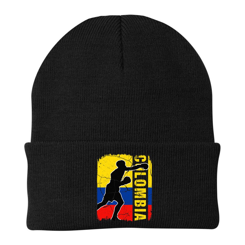 Colombian Boxing Team Colombia Flag Boxing Gloves Beanie