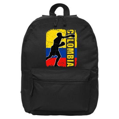 Colombian Boxing Team Colombia Flag Boxing Gloves 16 in Basic Backpack