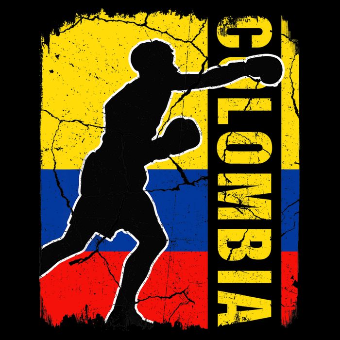 Colombian Boxing Team Colombia Flag Boxing Gloves 16 in Basic Backpack