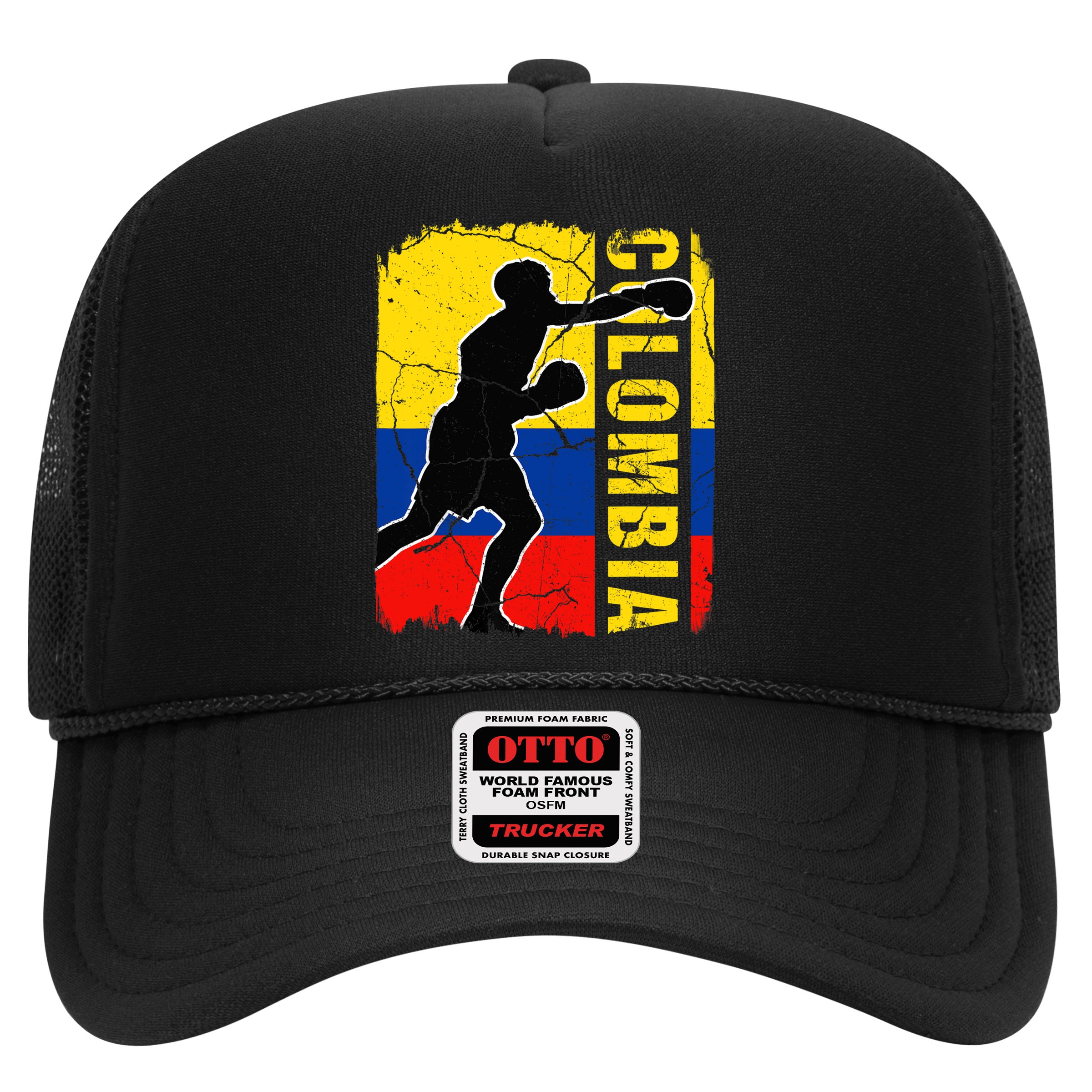 Colombian Boxing Team Colombia Flag Boxing Gloves Hat