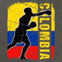 Colombian Boxing Team Colombia Flag Boxing Gloves Cotton Canvas Backpack