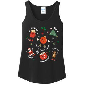 Christmas Behavior Therapist Aba Squad Behavior Analyst Ladies Essential Tank