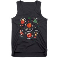 Christmas Behavior Therapist Aba Squad Behavior Analyst Tank Top