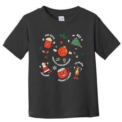 Christmas Behavior Therapist Aba Squad Behavior Analyst Toddler T-Shirt