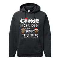 Cookie Baking Team Tester Gingerbread Christmas Performance Fleece Hoodie