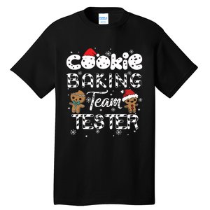 Cookie Baking Team Tester Gingerbread Christmas Tall T-Shirt