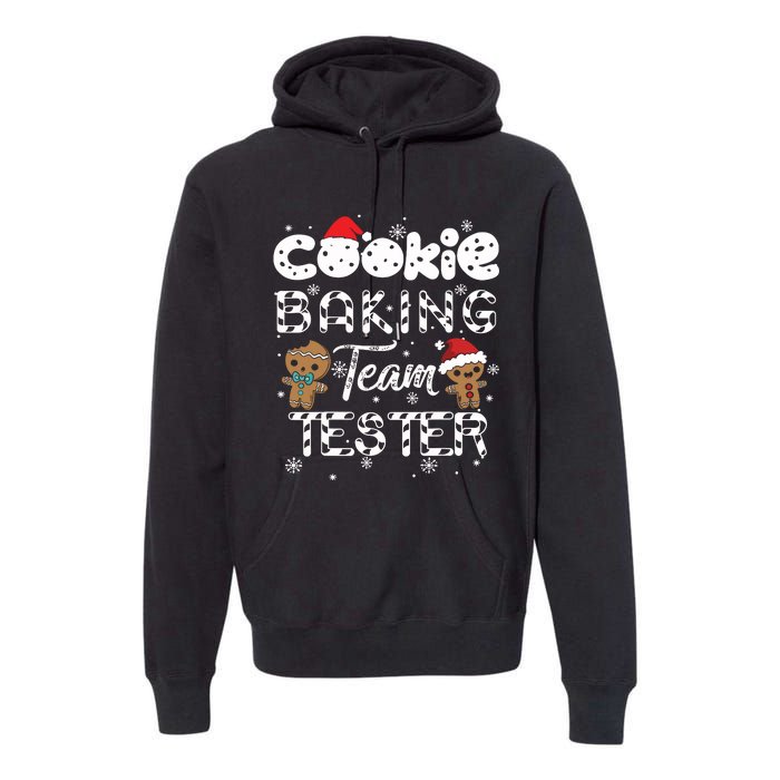 Cookie Baking Team Tester Gingerbread Christmas Premium Hoodie