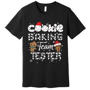 Cookie Baking Team Tester Gingerbread Christmas Premium T-Shirt