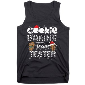 Cookie Baking Team Tester Gingerbread Christmas Tank Top