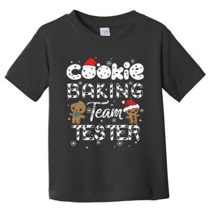 Cookie Baking Team Tester Gingerbread Christmas Toddler T-Shirt