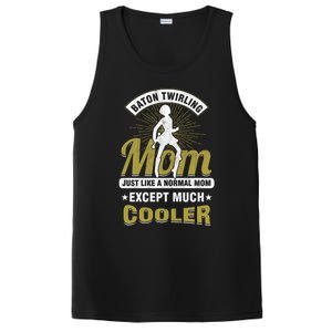 Cooler Baton Twirling Mom Majorette Gymnast Mother's Day Gift PosiCharge Competitor Tank