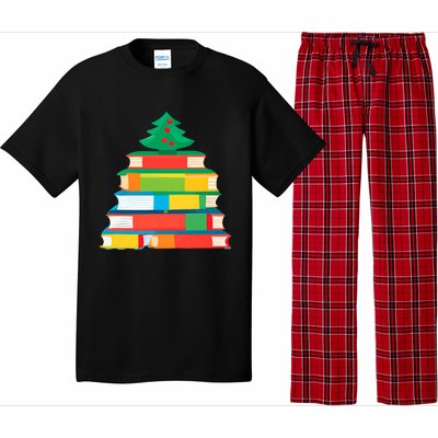 Christmas Books Tree Teacher Student Xmas Holiday Pajamas Pajama Set