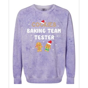 Cookies Banking Team Tester Gift Colorblast Crewneck Sweatshirt