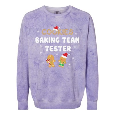 Cookies Banking Team Tester Gift Colorblast Crewneck Sweatshirt