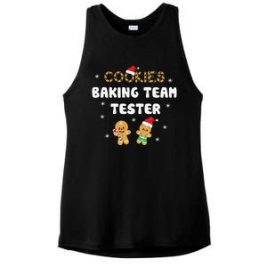 Cookies Banking Team Tester Gift Ladies PosiCharge Tri-Blend Wicking Tank