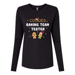 Cookies Banking Team Tester Gift Womens Cotton Relaxed Long Sleeve T-Shirt