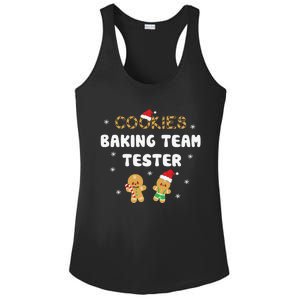 Cookies Banking Team Tester Gift Ladies PosiCharge Competitor Racerback Tank