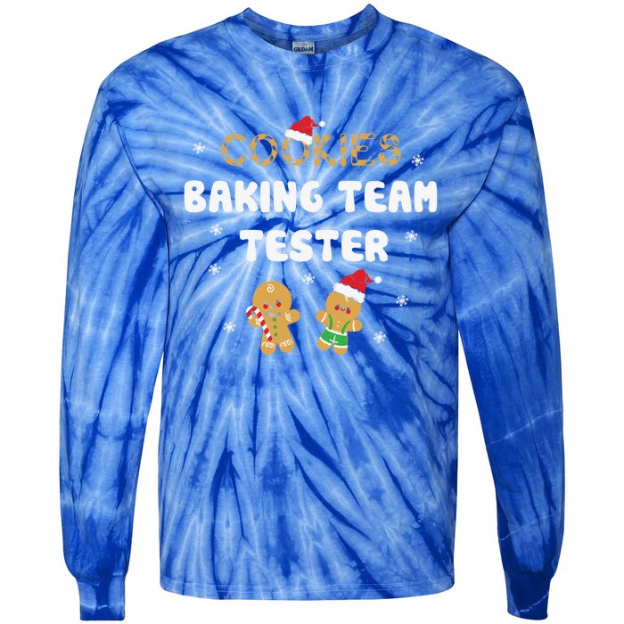 Cookies Banking Team Tester Gift Tie-Dye Long Sleeve Shirt