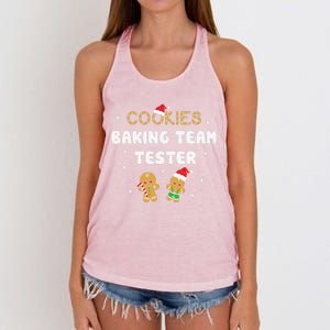 Cookies Banking Team Tester Gift Women's Knotted Racerback Tank