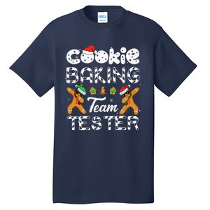 Cookie Baking Team Tester Christmas Family Funny Gingerbread Gift Tall T-Shirt