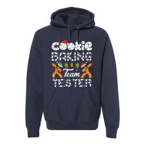 Cookie Baking Team Tester Christmas Family Funny Gingerbread Gift Premium Hoodie