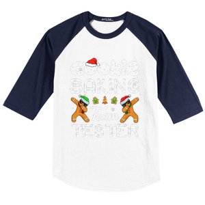 Cookie Baking Team Tester Christmas Family Funny Gingerbread Gift Baseball Sleeve Shirt