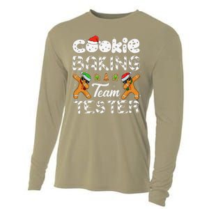 Cookie Baking Team Tester Christmas Family Funny Gingerbread Gift Cooling Performance Long Sleeve Crew