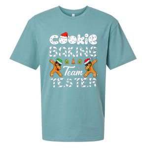 Cookie Baking Team Tester Christmas Family Funny Gingerbread Gift Sueded Cloud Jersey T-Shirt