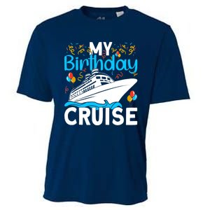 Cruising Boat Trip My Birthday Cruise Cooling Performance Crew T-Shirt