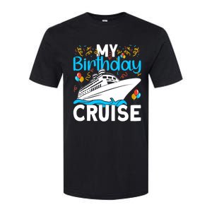 Cruising Boat Trip My Birthday Cruise Softstyle CVC T-Shirt